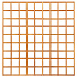 Trellis recht hardhout kunstmatig gedroogd H180 x B180 cm
