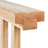 Afdeklat voor tuinhek perfect Douglas 4,5 x 13,5 x 280 cm