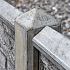Berton©-afdekkap antraciet diamantkop 180 cm tussenmodel