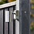 Berton©-paal IJssel antraciet, diamantkop 10 x 10 x 280 cm kabeldoorvoer