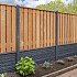 Berton©-paal Geul antraciet, diamantkop 10 x 10 x 280 cm met kabeldoorvoer