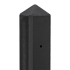 Berton©-paal IJssel antraciet gecoat, diamantkop 10 x 10 x 220 cm tussenmodel