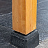 Berton© poer antraciet M16-bus 15 x 15 x 60 cm