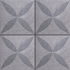 GeoCeramica® 60x60x4 Ambi. Antra Flower