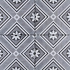 GeoCeramica® 60x60x4 Concreet Flower dec