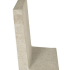 L-element 60x40x34 cm Grijs