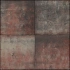 Carré 50x50x5cm Nero Rosso