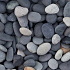 Beach pebbles zwart 8-16mm Bigbag 1m3 | 1800KG