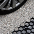EuroGravel PLUS splitplaat wit + anti-worteldoek