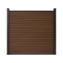 Composiet Schutting Rhombus Walnoot 180x180cm