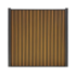 Composiet Schutting Rhombus Verticaal Eiken 185x10cm