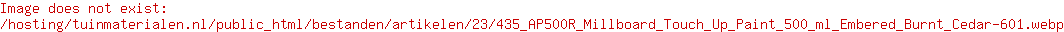 AP500R | Touch Up paint 500ml Embered / Burnt Cedar