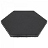Soft Comfort Zeskant 60/52,5x30x4 cm Nero