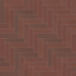 Waalformaat ExcluKera 20x5x7 cm Rood-Bruin