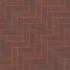 Dikformaat ExcluKera 21x7x8 cm Rood-Bruin