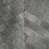 Romano Punto 40x8x8cm Grijs/Zwart