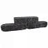 Linia Excellence Getrommeld 15x15x30 cm Nero