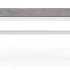 Alicante tuintafel rechthoekig in wit aluminium en keramische print grijs - L  200 x B 89 x H 75 cm 