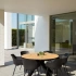 Maranello tuinset in zwart aluminium en polywood tafelblad met 6 Almeria tuinstoelen