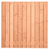 Tuinscherm Douglas, geschaafd, 23-planks (21 + 2) Harz 180 x 180 cm
