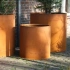 Plantenbak rond Cortenstaal 60x100cm