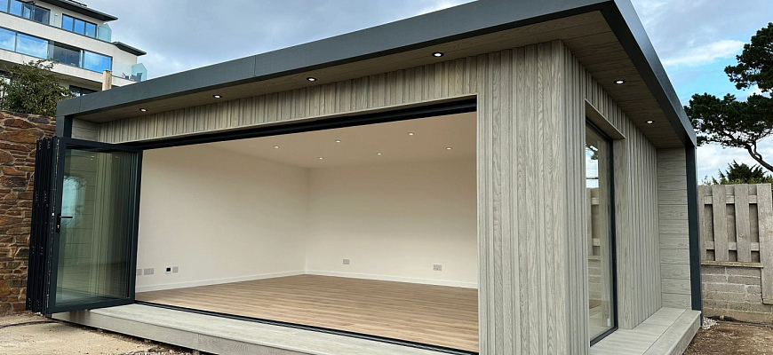 case study board batten smoked oak enhanced grain residential south west garden rooms 1