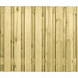 Grenen Scherm bij beton 130x180 cm - 19 planks