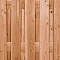 Scherm Coloured Wood Geschaafd 19 planks 90x180 cm