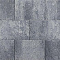 Straksteen 20x30x5 cm grijs/zwart