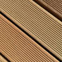 Bangkirai terrasplank v-groeven Premium 1,6x14,5x396cm