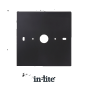 In-Lite Evo Wall Mount afdek/montageplaat voor Evo Down Wall 230V Dark