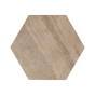 Staptegel Hexagon Cappuccino o60x52x2cm